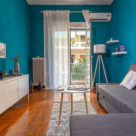Colourful Apt,Airport Line,6 Min Metro,300 Mbps! Appartement Athene Buitenkant foto