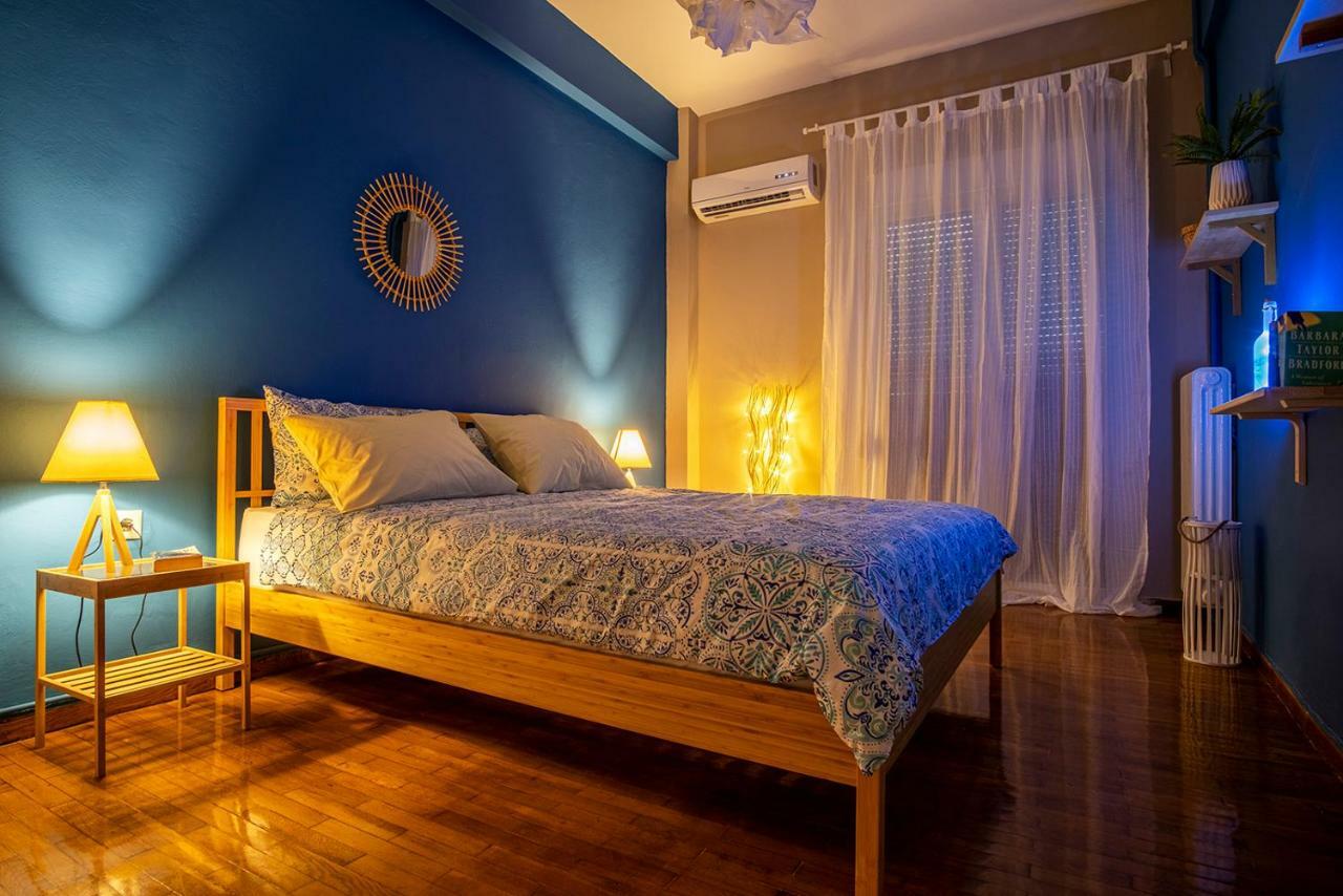 Colourful Apt,Airport Line,6 Min Metro,300 Mbps! Appartement Athene Buitenkant foto